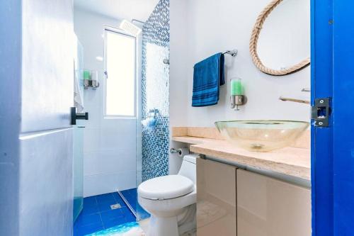 Ένα μπάνιο στο Cartagena Paradise Beach Home Sleeps 7