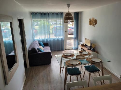 Zona de estar de Appartement 4 personnes Mimizan
