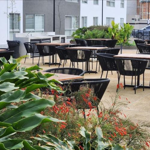 Εστιατόριο ή άλλο μέρος για φαγητό στο Departamento en zona sur con Alberca y Vistas Panorámicas