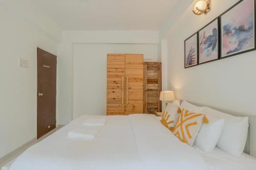 Ένα ή περισσότερα κρεβάτια σε δωμάτιο στο Affcasa Apartments