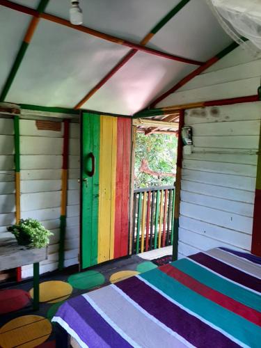 Postel nebo postele na pokoji v ubytování Serenity house in Dambulla