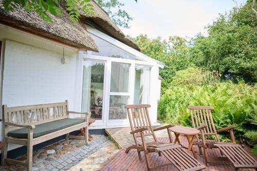 Zahrada ubytování Landfein Haus Fedderingen
