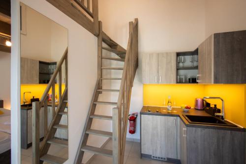 Η κουζίνα ή μικρή κουζίνα στο Apartmány Nikola