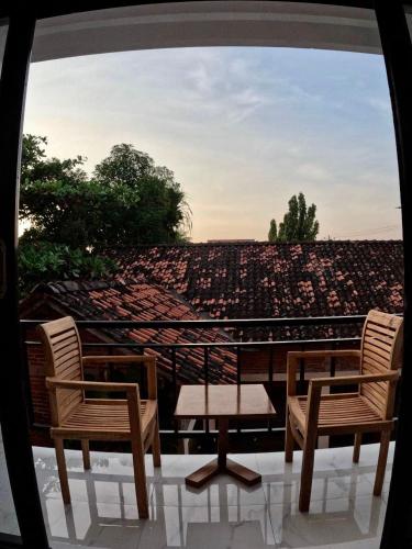 Μπαλκόνι ή βεράντα στο Rullah Homestay