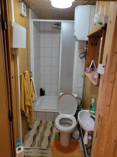 Koupelna v ubytování chata Barborka