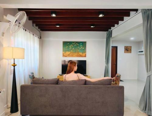 Posezení v ubytování Birds Villa