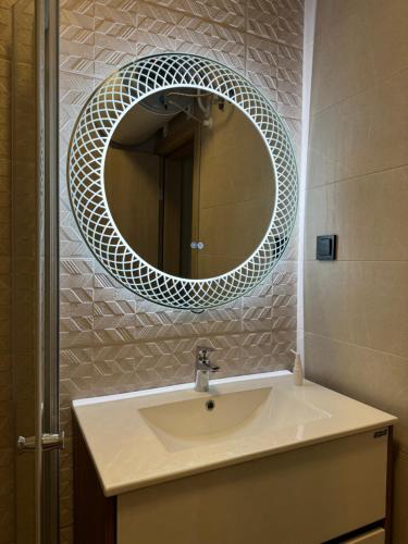 Phòng tắm tại Sorrento Sole Mare Studio Appartment