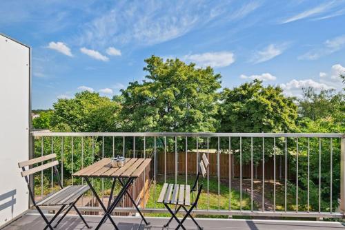 Balkón nebo terasa v ubytování BIR01 Work & Stay in Rüsselsheim