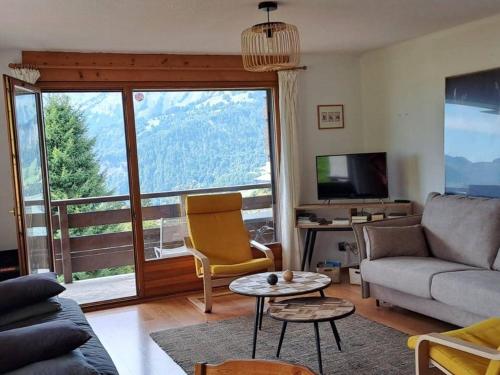 Appartement 6 pers, 2 ch, à Crest-Voland, proche pistes et commerces - FR-1-733-15