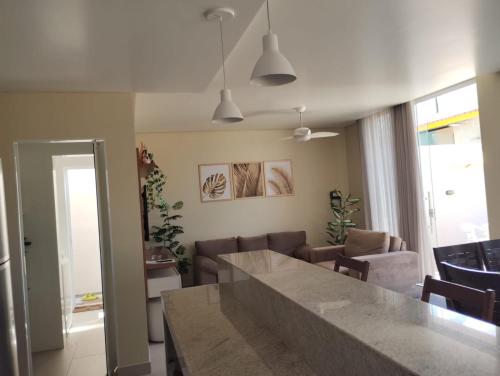 Χώρος καθιστικού στο Casa Jacuípe