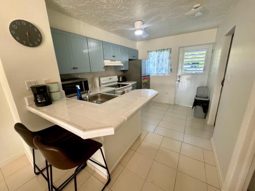 Kuchyň nebo kuchyňský kout v ubytování Villa Playa