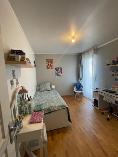 Voodi või voodid majutusasutuse T3 Charles de Gaulles, Disney, Astérix, Parc des expo toas