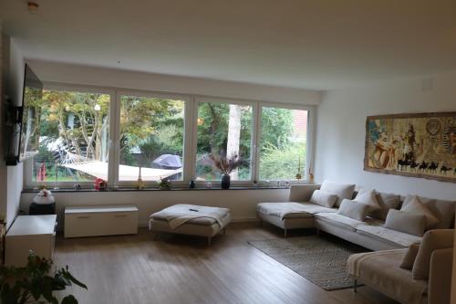 Χώρος καθιστικού στο Ferien Haus relax