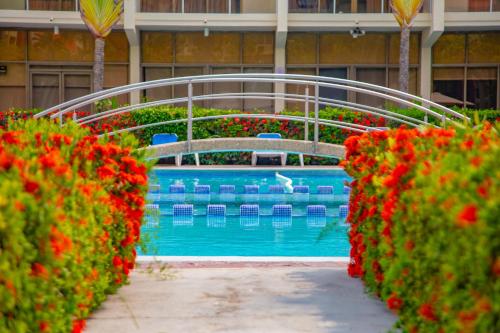 Swimmingpoolen hos eller tæt på Posada de Tampico