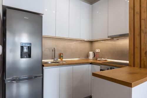 Køkken eller tekøkken på Drobac apartman