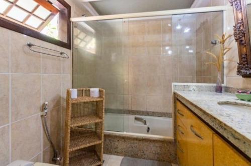 Ένα μπάνιο στο Hostel Espaço Grajaú