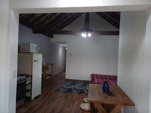Una cocina o cocineta en Flat Itavuvu