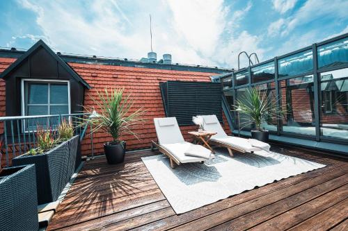 Balkón nebo terasa v ubytování martas Hotel Lutherstadt Wittenberg