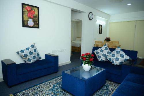 Posezení v ubytování Windfall Service Apartment