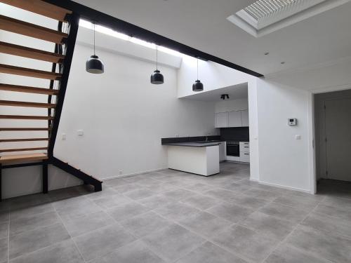 Kuchyň nebo kuchyňský kout v ubytování Loft atypique !