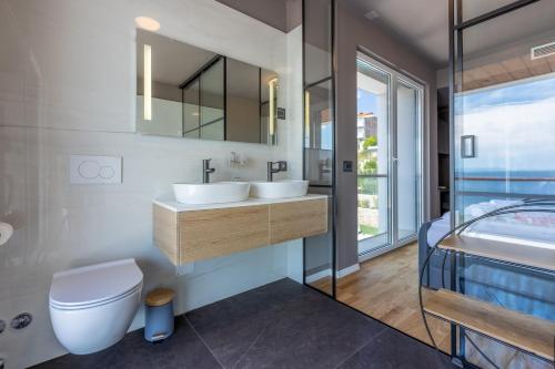 Et badeværelse på Villa Carolea