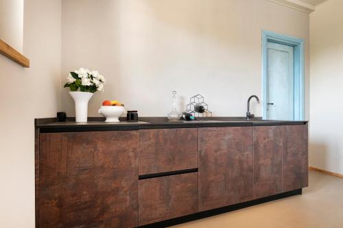 Cuisine ou kitchenette dans l'établissement ASILO in BAROLO - La Villa