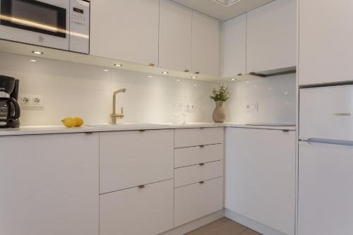 Køkken eller tekøkken på Estudio con terraza Lorena