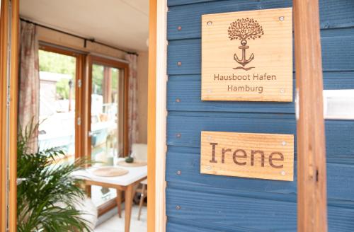Certifikát, hodnocení, plakát nebo jiný dokument vystavený v ubytování Tiny-Hausboot Irene mit Kamin und Dachterrassenlounge