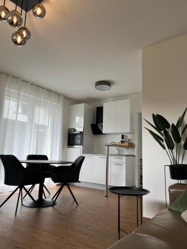 Kuchyň nebo kuchyňský kout v ubytování Villach City Comfort Suite