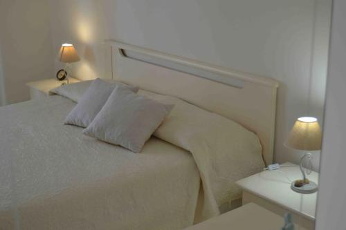 Postel nebo postele na pokoji v ubytování Villa sul mare