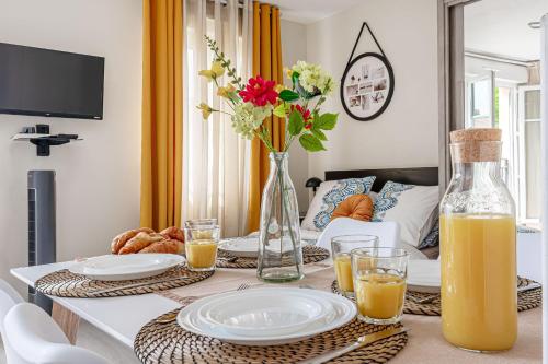 CosyHome - T1 calme - CDG 15 min - Paris 20 min - Parking gratuit