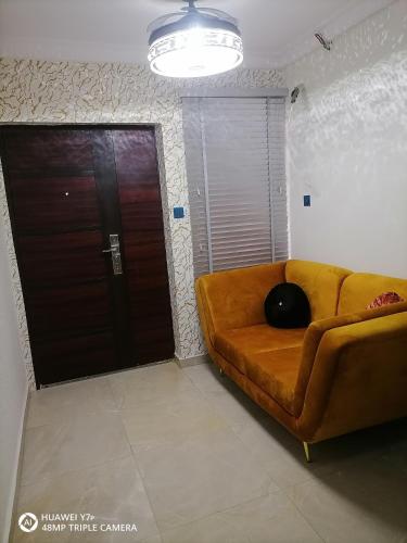 Posezení v ubytování Cozy Suites