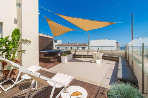 Balkón nebo terasa v ubytování Mar Calma Hotel