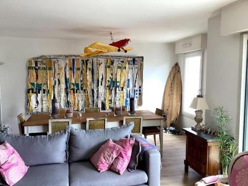 Et opholdsområde på Appartement Moderne Hyper Centre, Marché Plein Sud