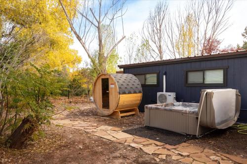 Zahrada ubytování Huge Sedona Compound Gym Two Spas Casitas Pond