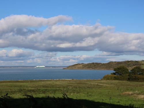 a view of a large body of water at Greenwood in Cowes