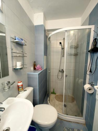 Bilik mandi di Blu Bey Pomorie