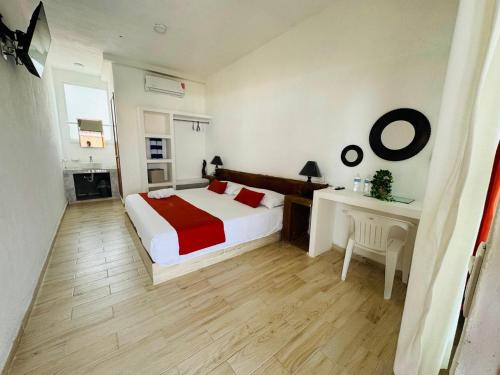 Postel nebo postele na pokoji v ubytování Villas Coco Mare Habitacion 3