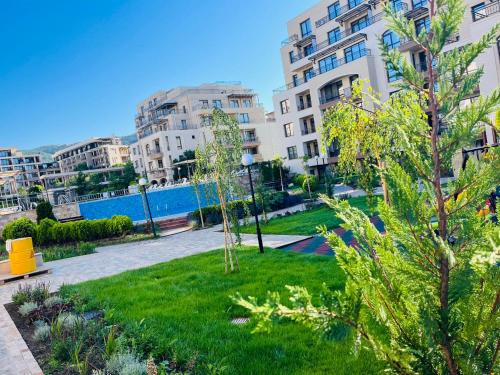 Ogród w obiekcie Sorrento E 24 Sveti Vlas