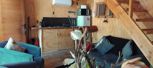 Posezení v ubytování Cabañas Lodge Patagonia truful