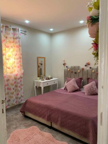 Ένα ή περισσότερα κρεβάτια σε δωμάτιο στο sweet home