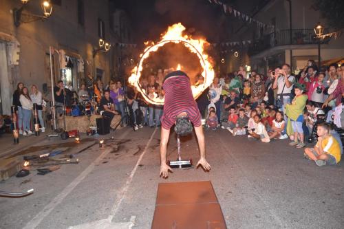 a man on a skateboard in the middle of a street at Il Pianerottolo in Manziana