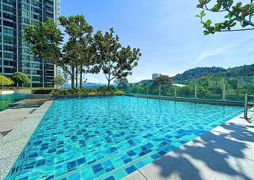 Bazén v ubytování Cozy Panoramic KL Skyline View, #LA1 nebo v jeho okolí