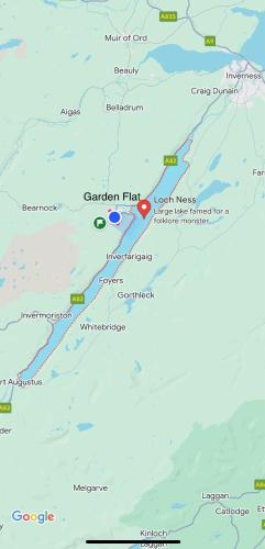 a map of the carinthian trail at Stylish Garden Flat Near Loch Ness in Drumnadrochit