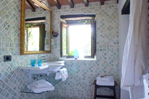 Ένα μπάνιο στο Podere Villole Toskana Chianti Apartment Firenze