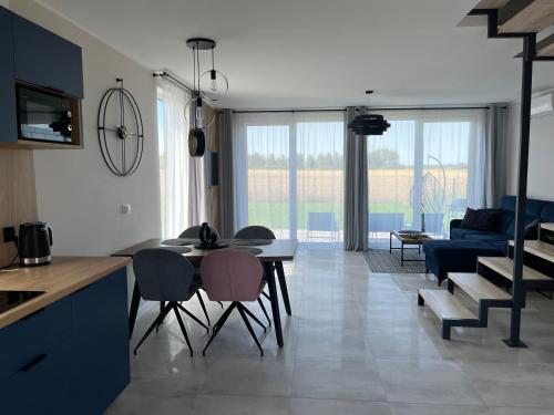 Posezení v ubytování Tu jest pięknie- dom premium z ogrodowym spa
