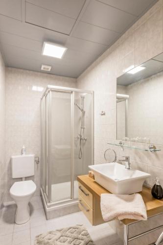Koupelna v ubytování Weingut Apartment Hildegard Gangl