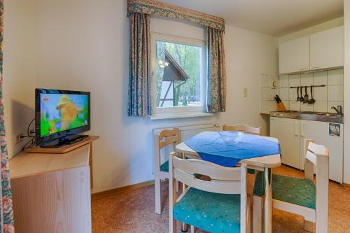 Küche/Küchenzeile in der Unterkunft Seehotel Schorfheide
