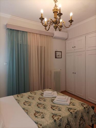 Ένα ή περισσότερα κρεβάτια σε δωμάτιο στο Pepper House Edessa