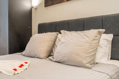 Ένα ή περισσότερα κρεβάτια σε δωμάτιο στο Stylish studio in the heart of Breda city center